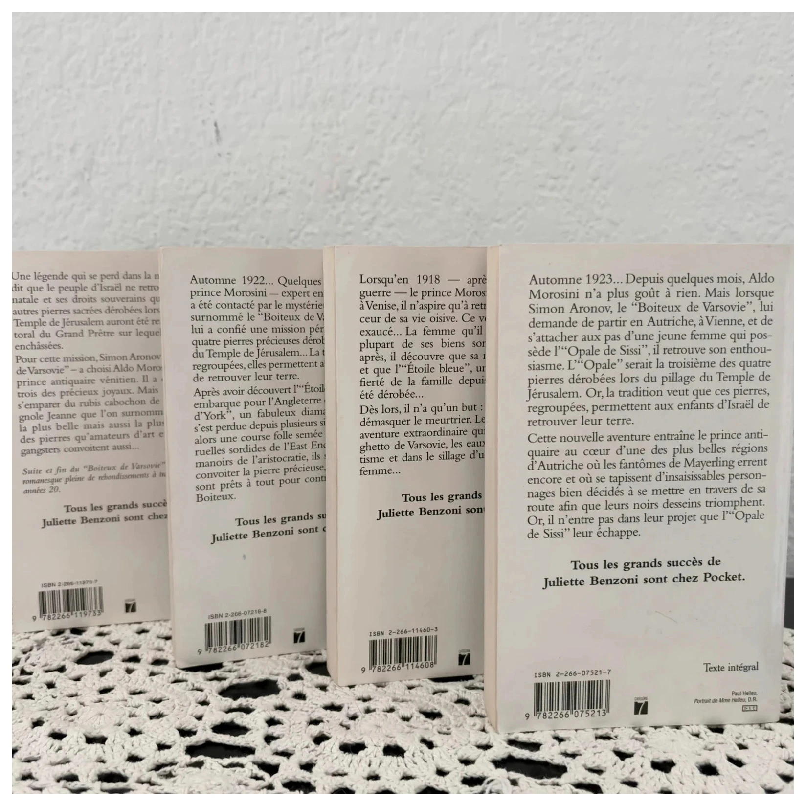 Lot of 4 novels by Juliette Benzoni – Pocket – The Lame Man of Warsaw – photo 2
